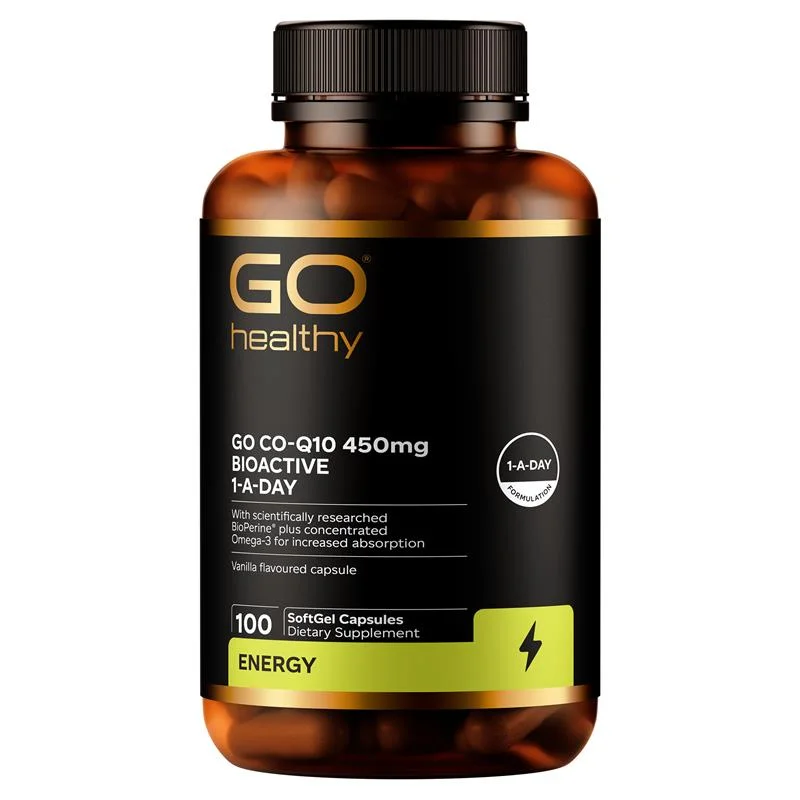 Go Healthy Co-Q10 450mg 100c 高之源心脏辅酶450mg胶囊 100粒 【保质期2029/05】
